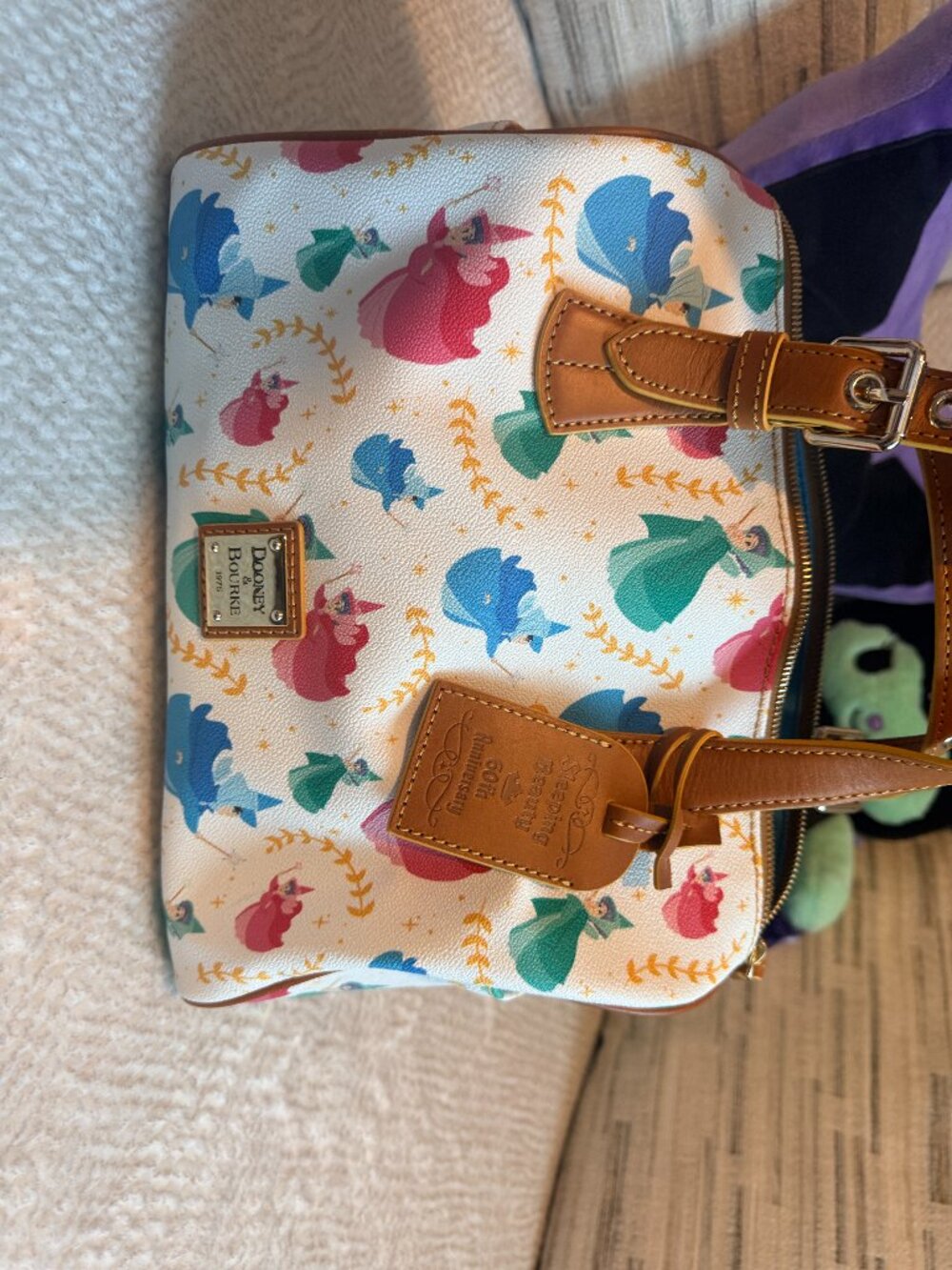Dooney & Bourke Disney Sleeping Beauty 60th Anniversary Satchel Bag EUC